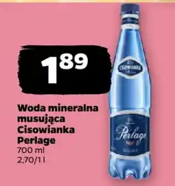 Netto Woda mineralna musująca Cisowianka Perlage oferta