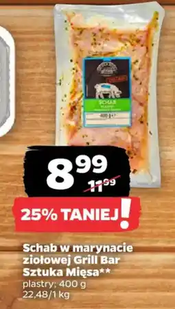 Netto Schab w marynacie ziołowej Grill Bar oferta