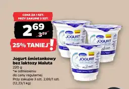 Netto Jogurt śmietankowy bez laktozy Maluta oferta