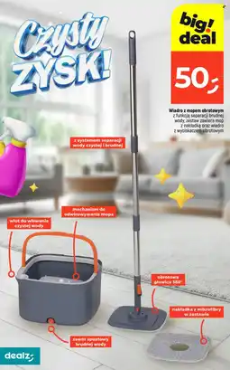Dealz Wiadro z mopem obrotowym oferta