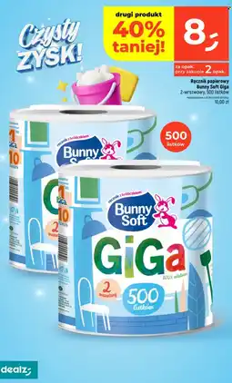 Dealz Ręcznik papierowy Bunny Soft Giga oferta