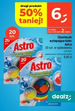 Dealz Chusteczki wyłapujące kolor Astro oferta