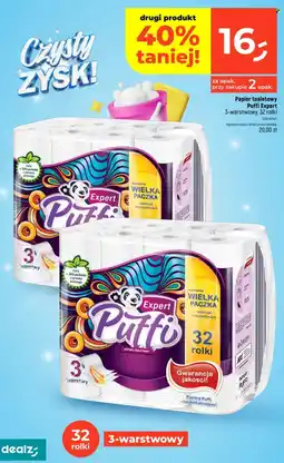 Dealz Papier toaletowy Puffi Expert oferta