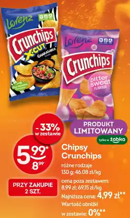 Żabka Chipsy Crunchips oferta