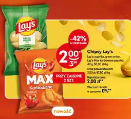 Żabka Chipsy Lay's oferta