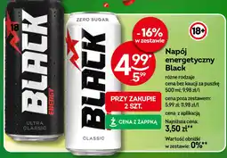 Żabka Napój energetyczny Black oferta