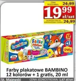 Marmax Farby plakatowe BAMBINO oferta