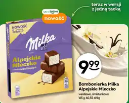 Żabka Bombonierka Milka Alpejskie Mleczko oferta