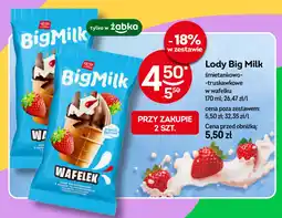 Żabka Lody Big Milk Wafelk oferta