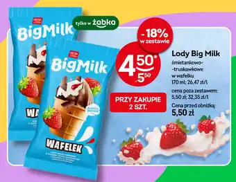 Lody Big Milk Wafelk
