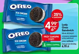 Żabka Lody Oreo Sandwich oferta