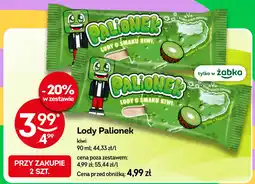 Żabka Lody Palionek kiwi oferta
