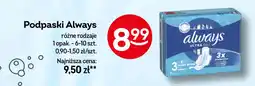 Żabka Podpaski Always oferta
