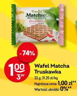 Żabka Wafel Matcha Truskawka oferta