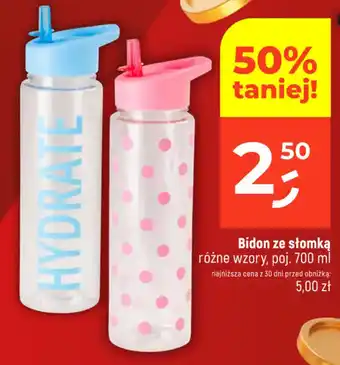 Bidon ze słomką