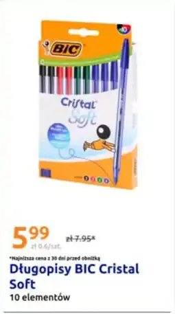 Action Długopisy BIC Cristal Soft oferta