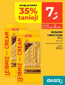 Dealz Herbatniki Leibniz Cream oferta