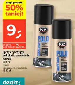 Dealz Spray czyszczący do kokpitu samochodu K2 Polo oferta