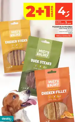 Dealz Przysmaki dla psa Misty&Bluey oferta