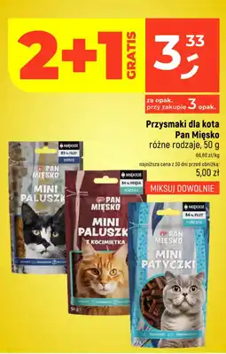 Dealz Przysmaki dla kota Pan Mięsko oferta
