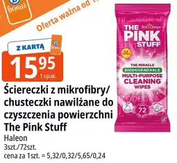 E.Leclerc Ściereczki z mikrofibry lub chusteczki nawilżane do czyszczenia powierzchni The Pink Stuff oferta