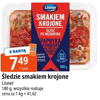 E.Leclerc Śledzie smakiem krojone Lisner oferta