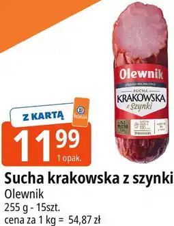 E.Leclerc Sucha krakowska z szynki Olewnik oferta