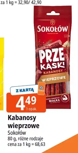 E.Leclerc Kabanosy wieprzowe Sokołów oferta