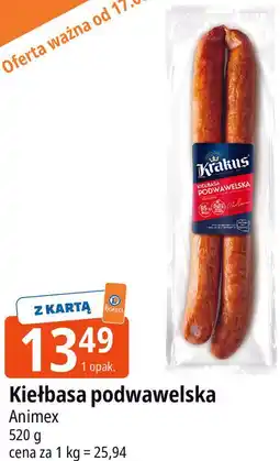 E.Leclerc Kiełbasa podwawelska Krakus oferta