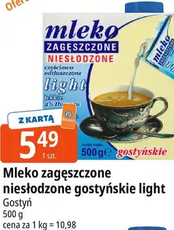 E.Leclerc Mleko zagęszczone niesłodzone gostyńskie light oferta
