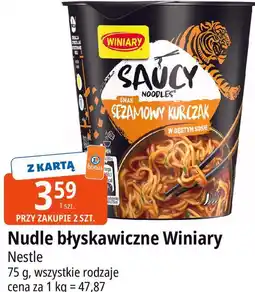 E.Leclerc Nudle błyskawiczne Winiary Saucy Noodles oferta