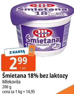 E.Leclerc Śmietana 18% bez laktozy Mlekovita oferta