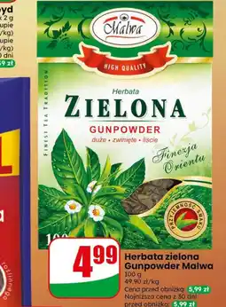 Dino Herbata zielona Malwa oferta