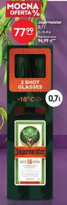 Żabka Zestaw likier Jägermeister + 2 kieliszki oferta