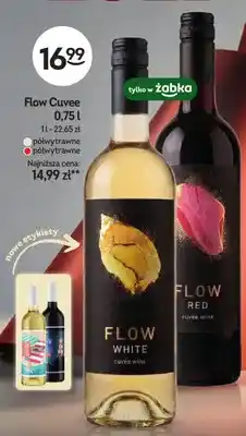 Żabka Wino białe półwytrawne Flow White oferta