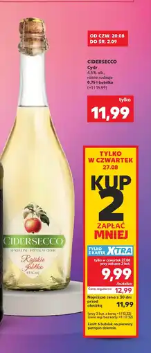 Kaufland Cydr Cidersecco oferta