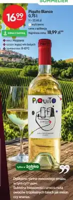 Żabka Wino białe wytrawne Piquito Blanco oferta