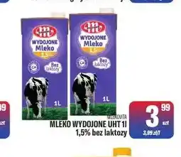 TomiMarkt Mleko UHT Wydojone bez laktozy Mlekovita 1,5% oferta