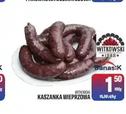 TomiMarkt Kaszanka wieprzowa Witkowski oferta