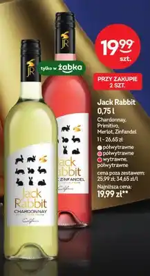 Żabka Wino białe półwytrawne Jack Rabbit Chardonnay oferta