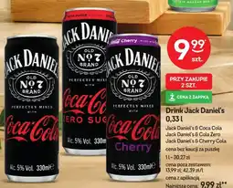 Żabka Drink Jack Daniel's & Cherry Cola oferta