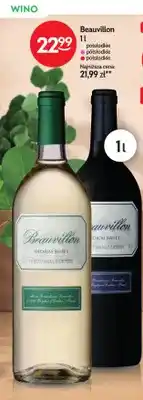 Żabka Wino różowe Beauvillon półsłodkie oferta