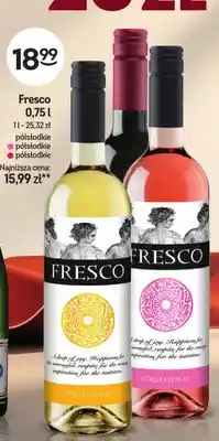 Żabka Wino różowe Fresco półsłodkie oferta