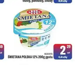 TomiMarkt Śmietana Polska gęsta Mlekovita 12% oferta