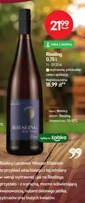Żabka Wino białe Riesling wytrawne Weißer Edelstein oferta