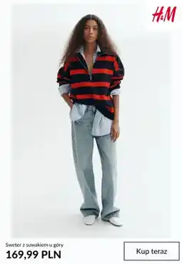 H&M Sweter z suwakiem u góry H & M oferta