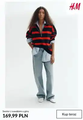 H&M Sweter z suwakiem u góry H & M oferta