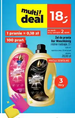 Dealz Żel do prania Der Waschkönig Therapy Dark & Black oferta