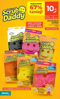 Dealz Gąbka do zmywania Scrub Mommy szara oferta