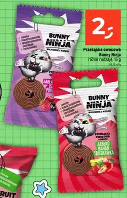 Dealz Przekąska owocowa Bunny Ninja jabłko czarna porzeczka oferta